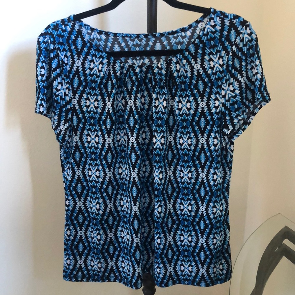 Worthington Petite Short Sleeve Top